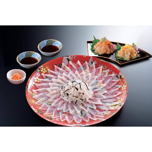 ＜関とら本店＞とらふぐ刺身・とらふぐ塩辛セット　計290g